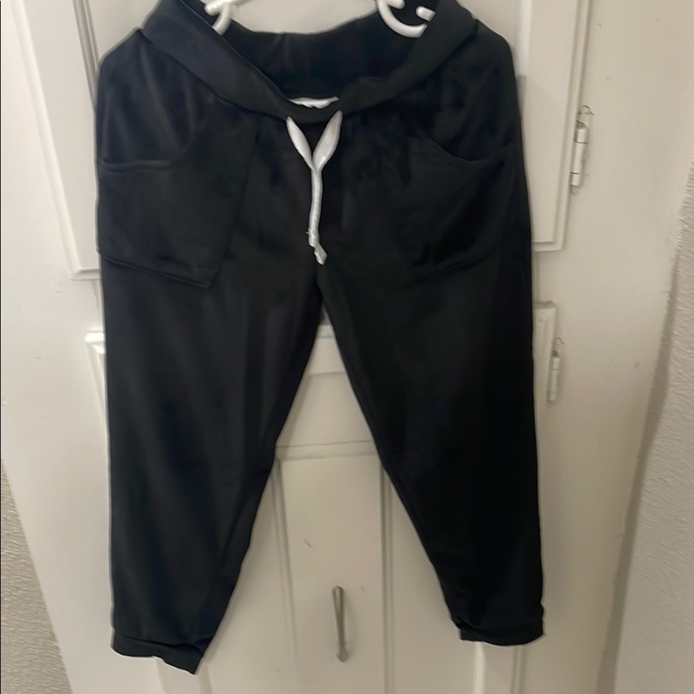 4/5 T Girls Black Jogger Pants with Drawstring from Cat and Jack